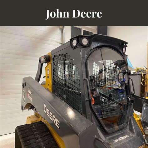 customized door frame for john deere skid steer|20.